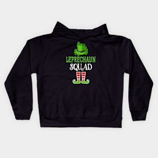 Leprechaun Squad Funny St. Patrick's Day Kids Hoodie